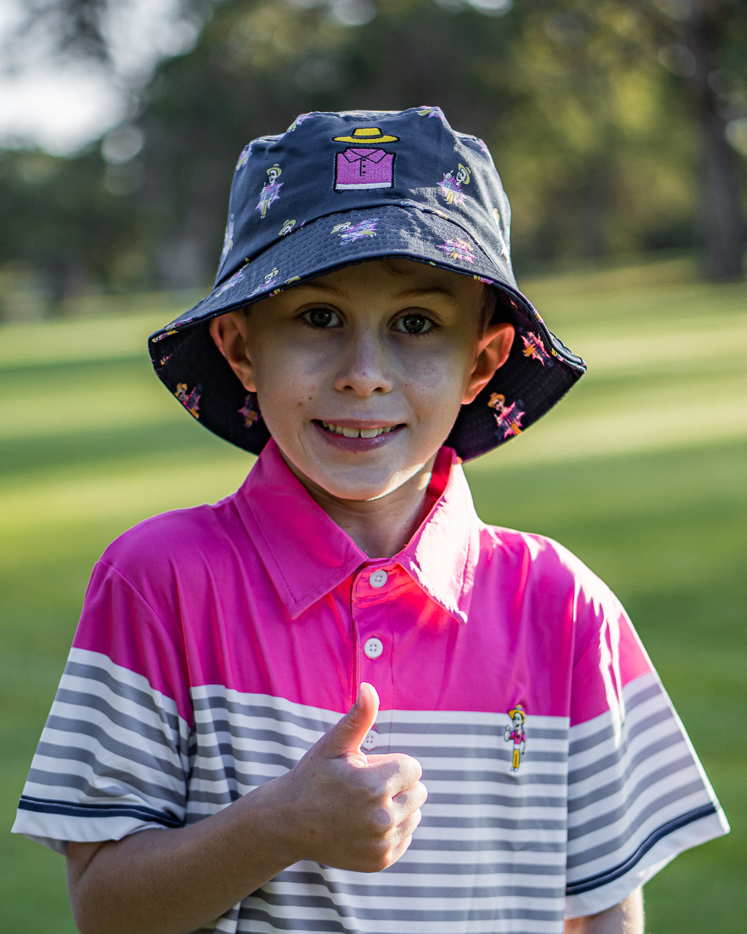 Polo and Bucket hat