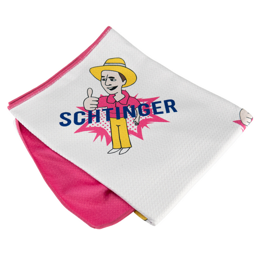 Ron's Pink Golf Towel