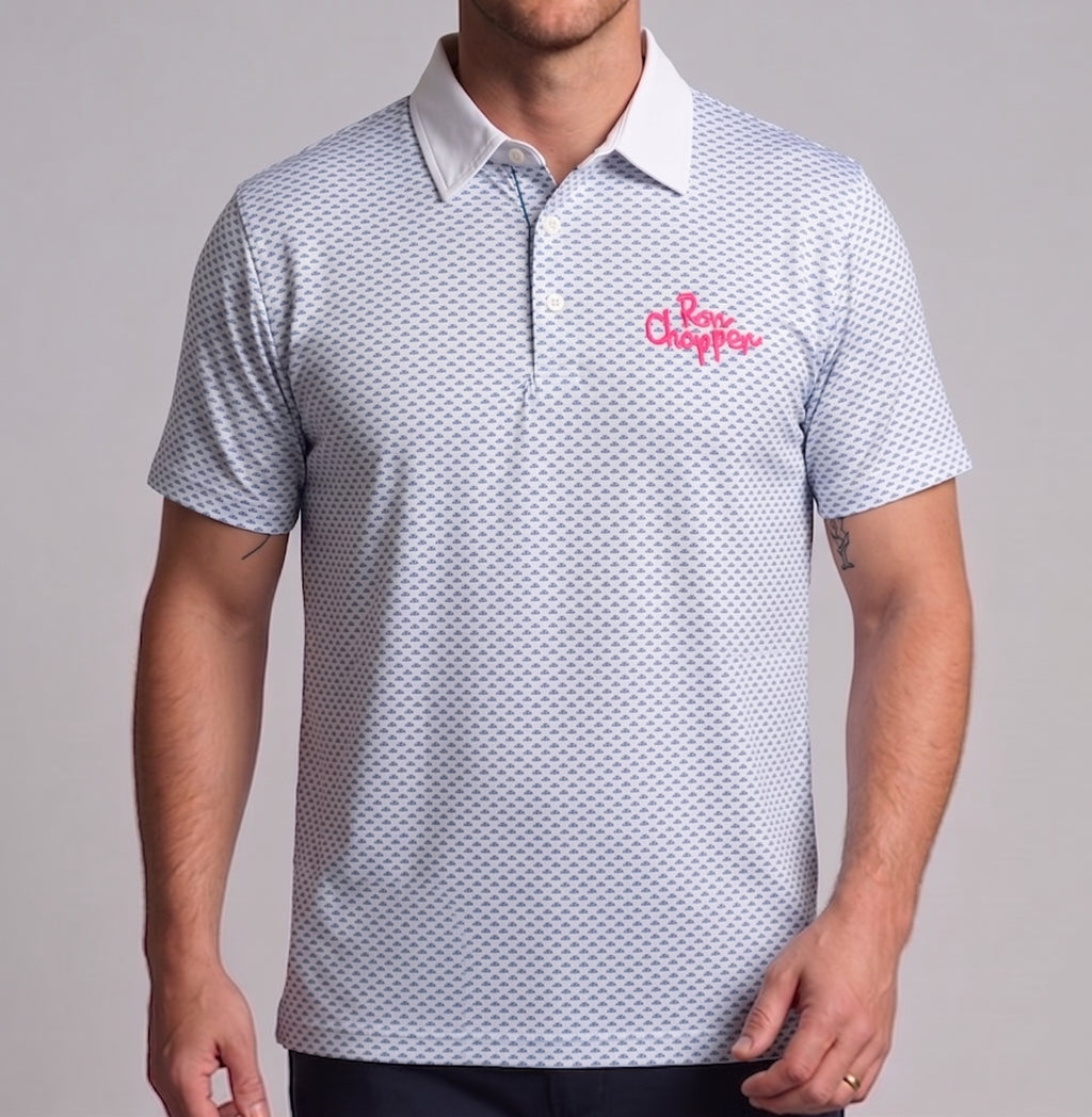 We'Ron Here White Polo