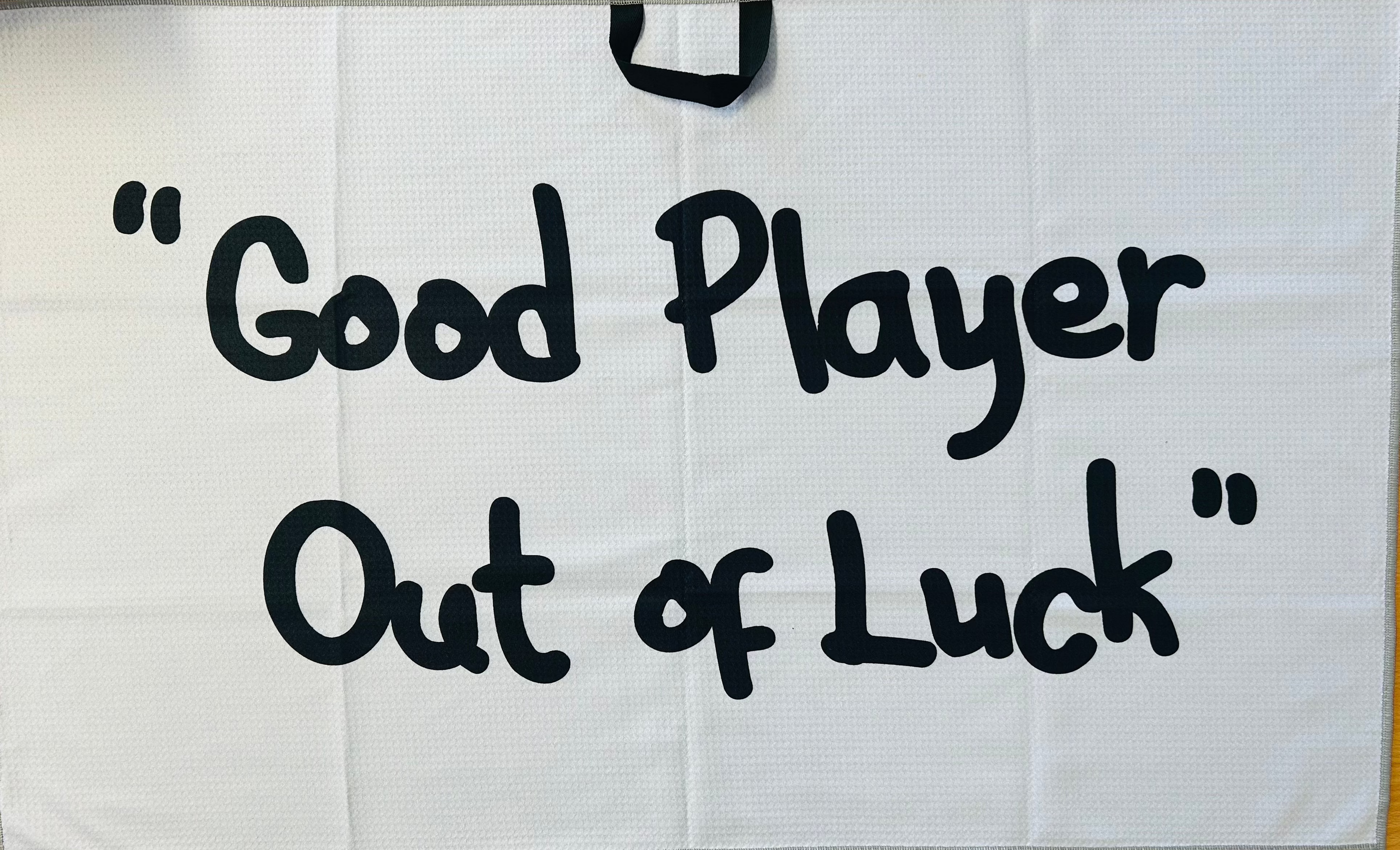 Good Player Out of Luck Golf Towel - Green