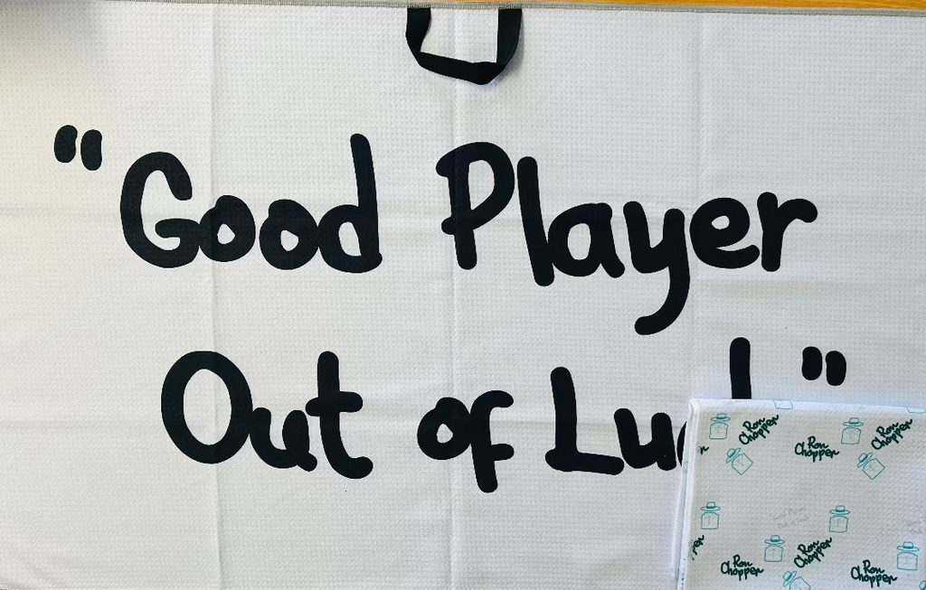 Good Player Out of Luck Golf Towel - Green