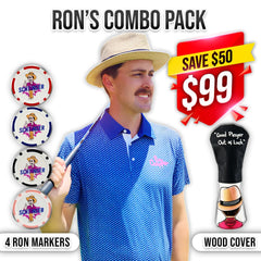 We'Ron Here Blue Polo Combo Pack