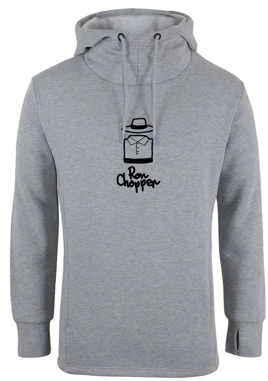 Ron's Golf Hoodie - Grey Icon Design