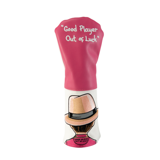 Pink "Good Player Out of Luck" Fairway Wood Cover